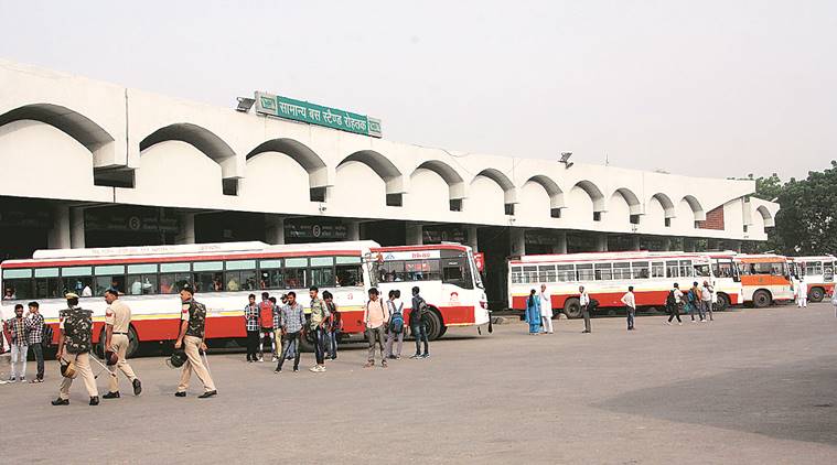 haryana bus strike, haryana transport employees, haryana roadways, indian express, latest news
