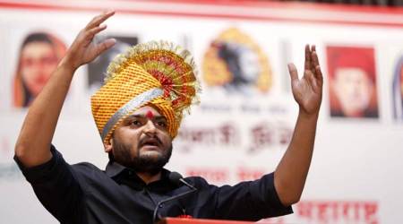 Congress leader Hardik Patel.