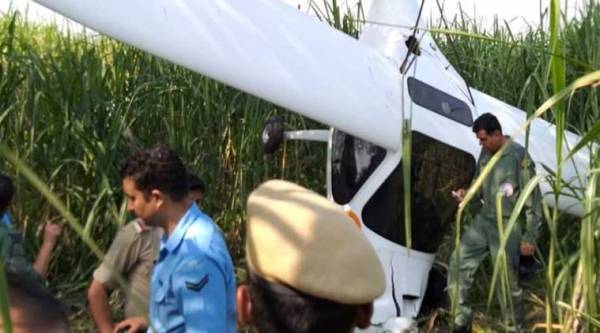IAF's microlight aircraft crashes in UP's Baghpat, pilots eject safely