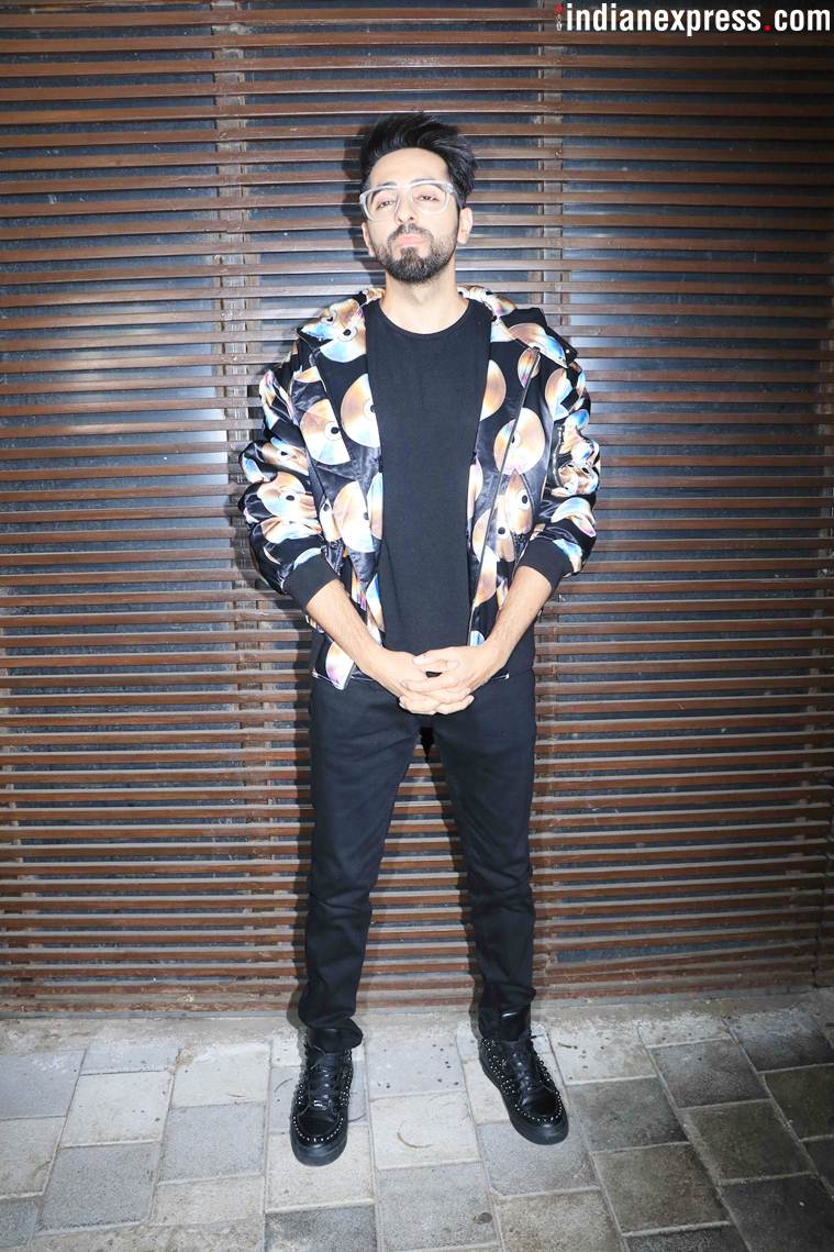 ayushmann khurrana at badhaai ho success bash