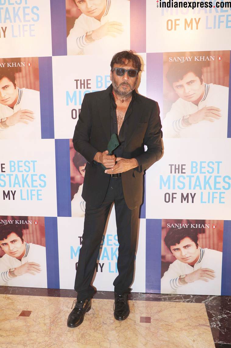 Jackie Shroff at Sanjay Khan biography launch