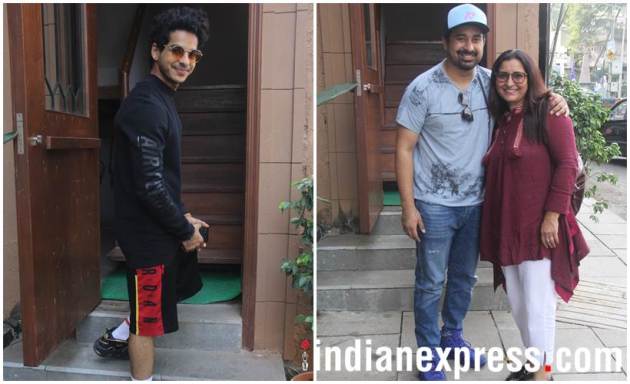 ishaan Khattar and Rannvijay Singh with his mother