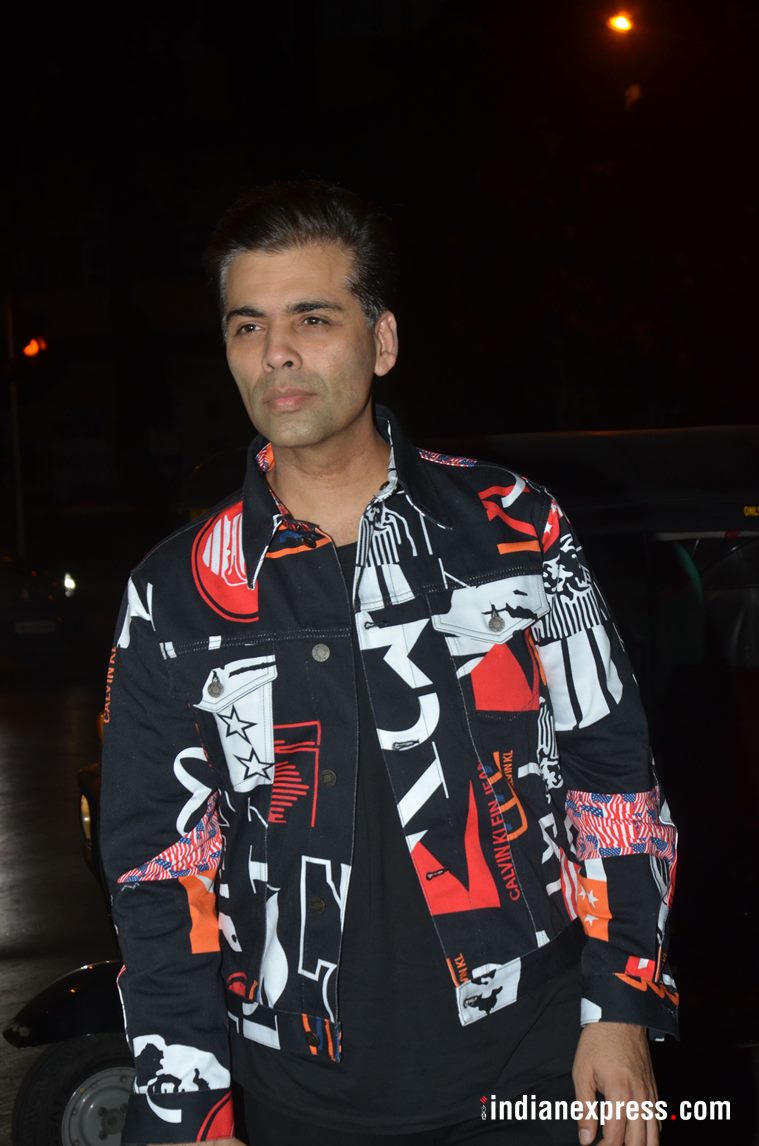 Karan Johar at Soha Ali Khan's birthday