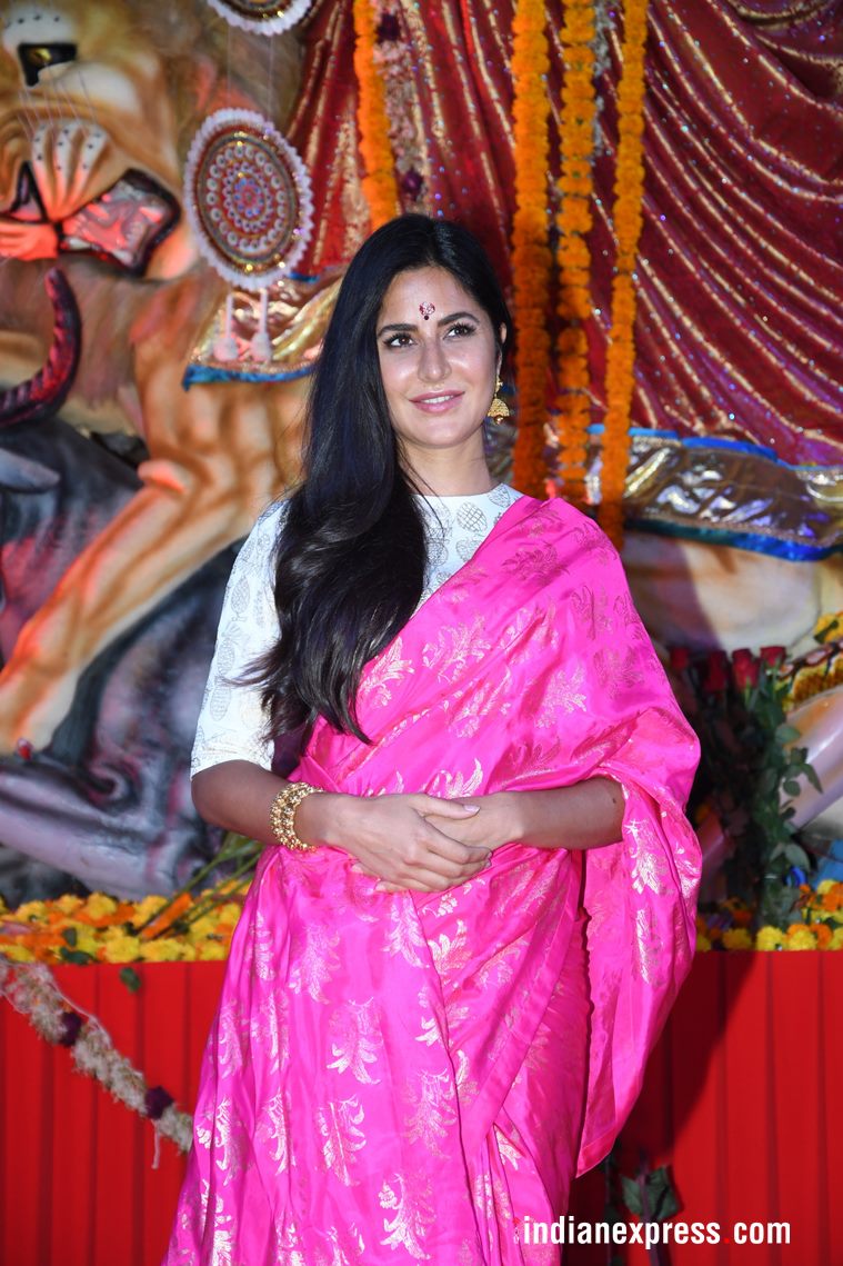 Katrina Kaif Is A Sight To Behold In This Pink Masaba Gupta Sari