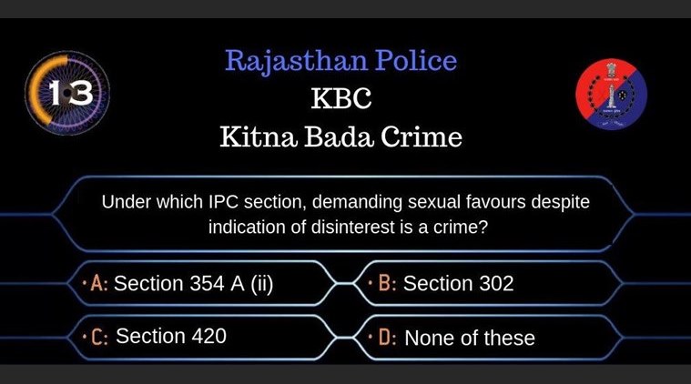 Rajasthan Police's own version of 'KBC': Raising awareness about law, crimes
