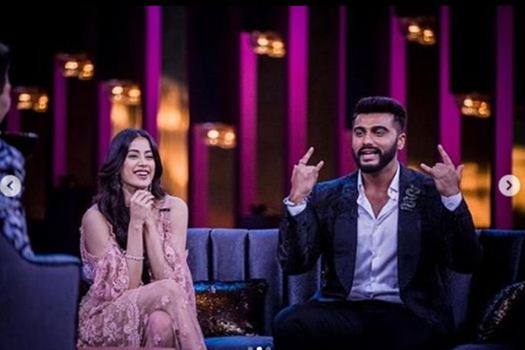 Janhvi Kapoor and Arjun Kapoor come together for Koffee With Karan