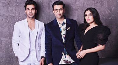 rajkummar rao bhumi pednekar koffee with karan