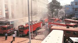 West Delhi Hopital, West Delhi hospital fire, Basai Darapur, West Delhi news, Indian Express news