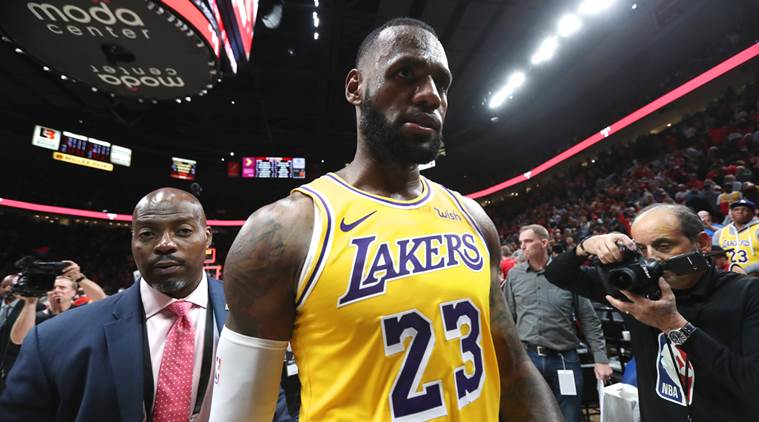 NBA roundup: LeBron James loses Los Angeles Lakers debut at Portland ...