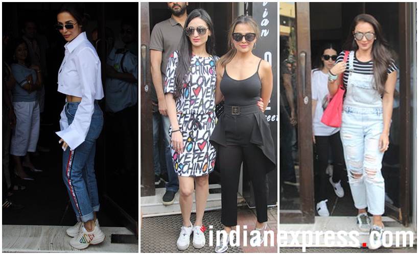 Malaika Arora, Amrita Arora, Anu Dewan, Karisma Kapoor, Seema Khan