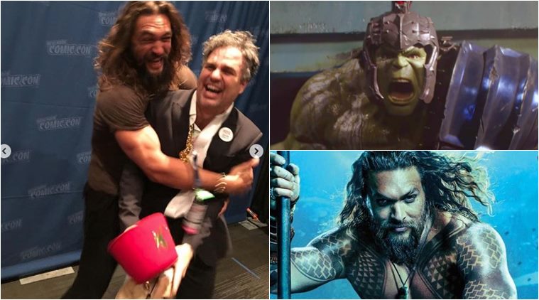 'The Hulk' Mark Ruffalo and 'Aquaman' Jason Momoa bond at 