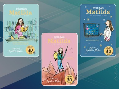 Celebratory editions of the book featuring illustrations of Matilda aged 30. (Source: Penguin Random House)