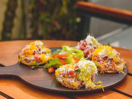 Make Mexican Toastadas this Navratri.