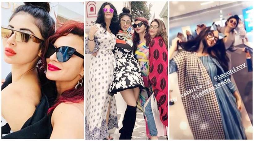 Mouni Roy Greece vacation photos Aashka Goradia, Sanjeeda Shaikh