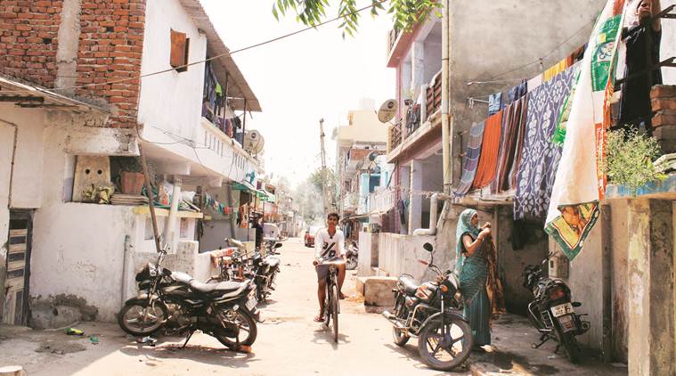 gujarat migrants, gujarat migrants violence, Changodar village, gidc, Gujarat Industrial Development Corporation, saraswatinagar, migrant camps, indian express