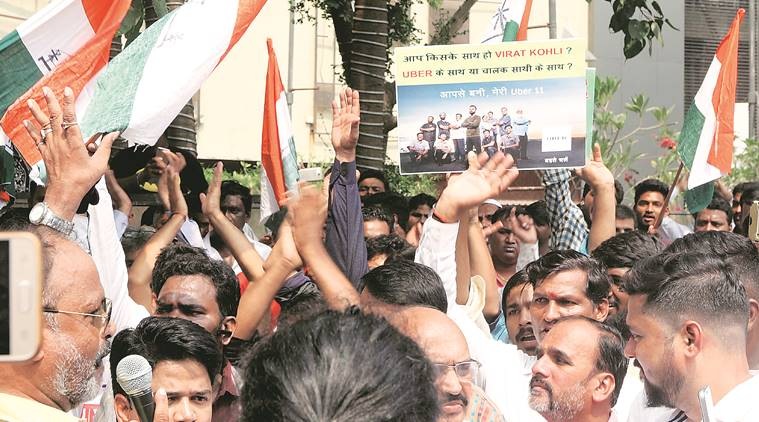 ola, uber, ola cabs strike, uber cab strike, Mumbai cabs, Mumbai ola uber strike, fuel price, app based taxi service, Maharashtra Rajya Rashtriya Kamgar Sangh