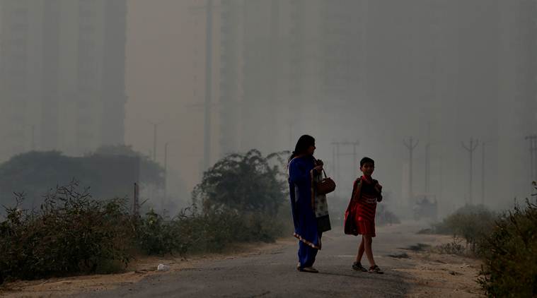 air pollution in delhi, delhi' sair pollution, delhi pollution, air quality index, delhi's air quality, worsening air quality, delhi environment, delhi news, indian express