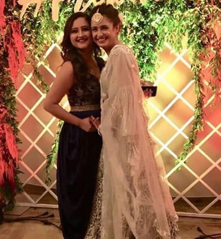 Rashami Desai with Yuvika Choudhary