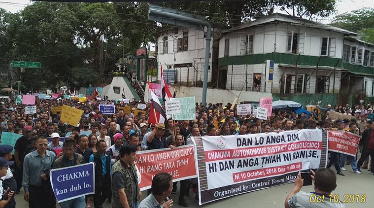 mizoram, mizoram immigrants, mizoram rally, mizoram chakma council, mizoram illegal immigrants, young mizo association, north east news, mizoram bangladeshi migrants, bangladeshi infiltrators