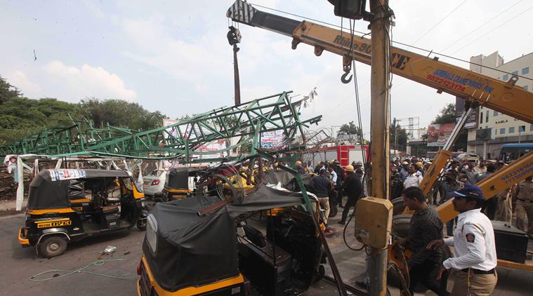 Pune hoarding crash: A day after wife’s death, auto driver dies in accident