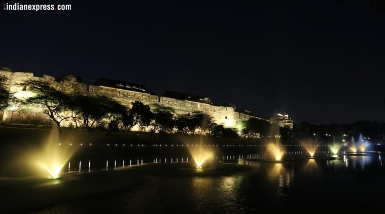 This is how the rejuvenated Purana Qila lake looks like