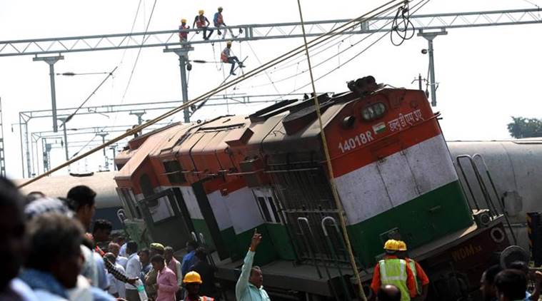 Railways suspends two officials over New Farakka Express derailment ...