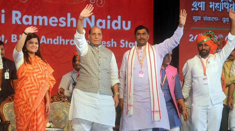 Rajnath Singh resorts to MeToo comparison to target Congress