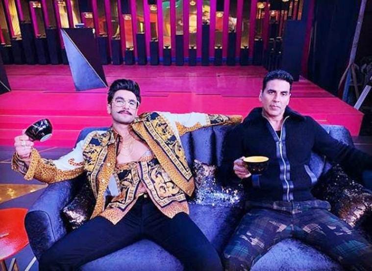 ranveer singh and akshay kumar on koffee with karan season 6