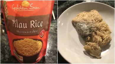 dead rat in rice, dead mice viral tweet, man finds rat in his rice, dead mice viral, mice in rice, microwaved mice, viral news, viral tweet, indian express, indian express news