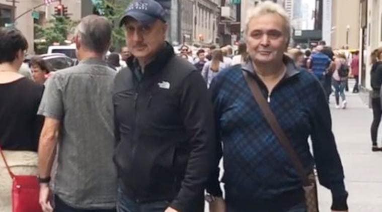 rishi kapoor with anupam kher