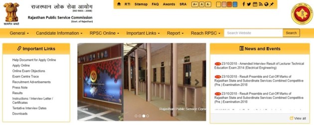 rpsc, rpsc.rajasthan.gov.in, rpsc ras result, ras prelims result 2018, rpsc ras prelims result 2018
