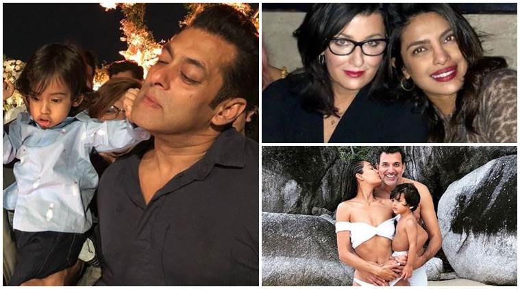 Salman Khan And Priyanka Chopra Ki Xxx - Have you seen these photos of Salman Khan, Priyanka Chopra and Lisa Haydon?  | Bollywood News - The Indian Express