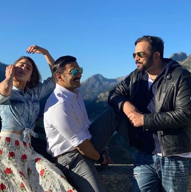 sara ali khan, ranveer singh, rohit shetty