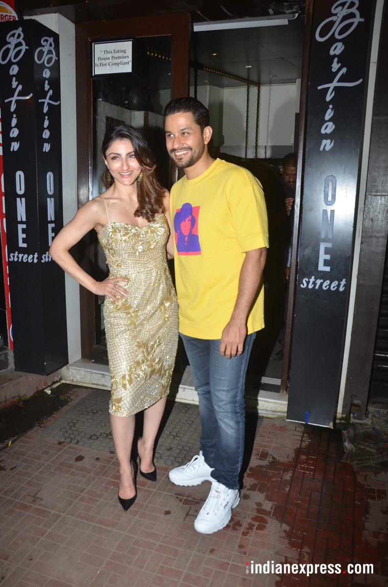 soha and kunal at Soha Ali Khan's birthday