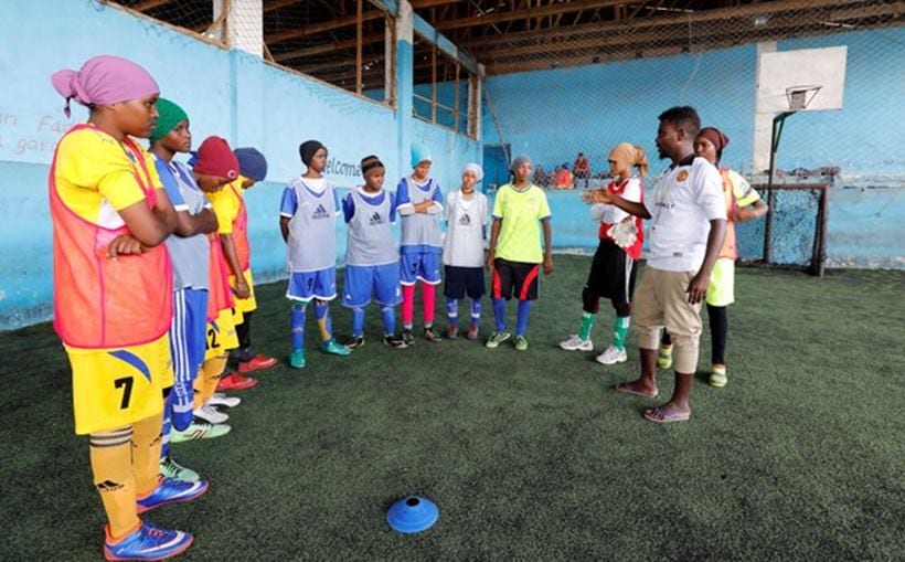 Somalia's first female soccer club score a breakthrough for gender equality