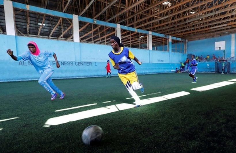 Somalia's first female soccer club score a breakthrough for gender equality