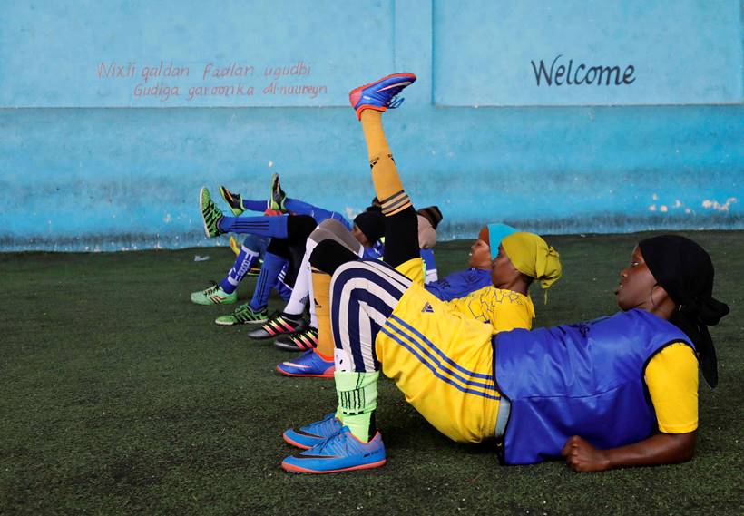 Somalia's first female soccer club score a breakthrough for gender equality