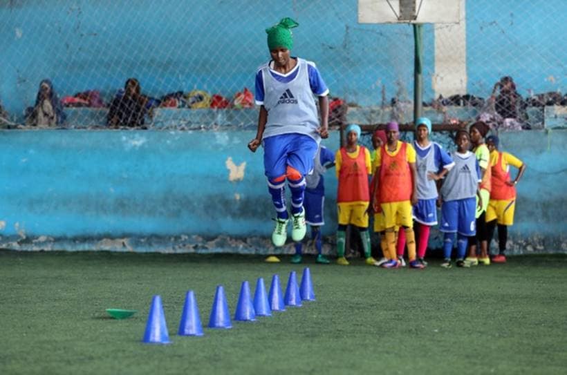 Somalia's first female soccer club score a breakthrough for gender equality