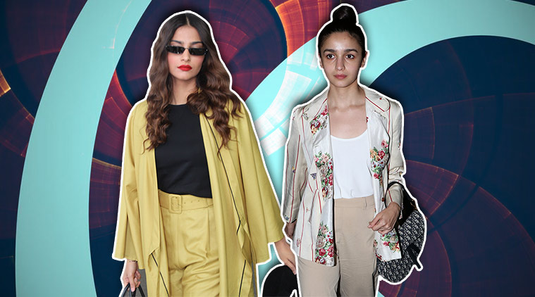 Airport looks Alia Bhatt and Sonam Kapoor give us major style goals Lifestyle News,The Indian Express picture