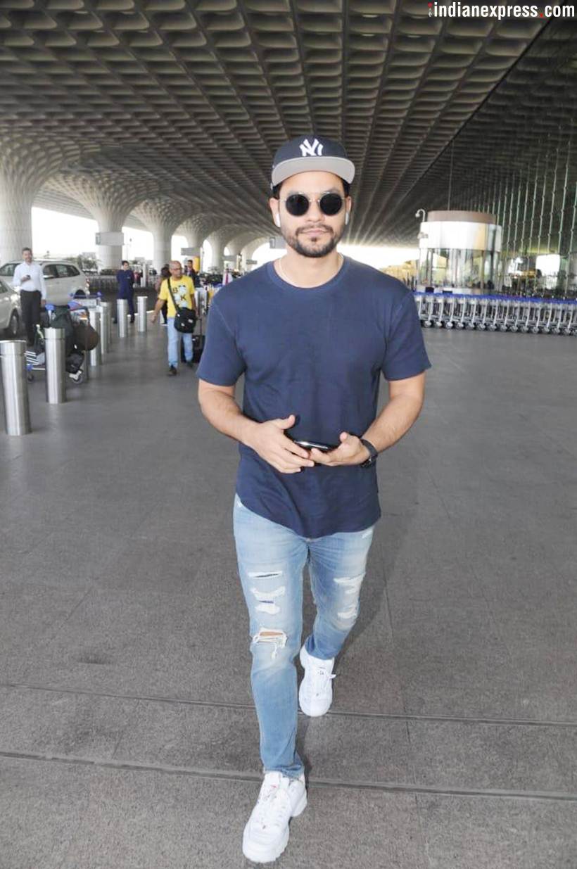 kunal kemmu at mumbai airport
