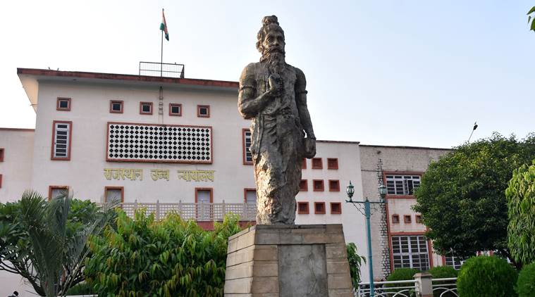 A day in the life of a Manu statue in the Rajasthan High Court