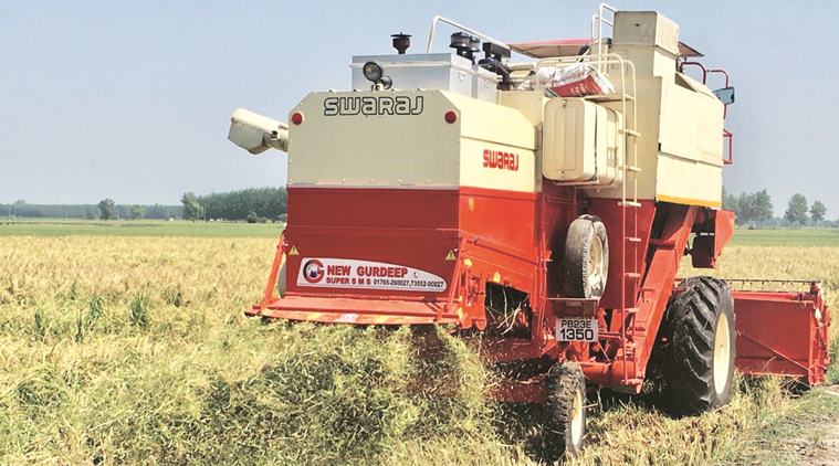 stubble burning, stubble management machinery, residue management machinery, machines, farmers, crops, harvest time, Punjab farmers, Punjab fields, Punjab news, indian express