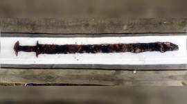 In Sweden, eight-year-old girl pulls pre-viking sword from lake