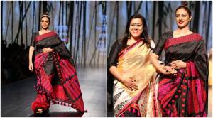 Lotus Make-up India Fashion Week: From gorgeous mekhela chadars to statement sleeves, this is what day 4 looked like