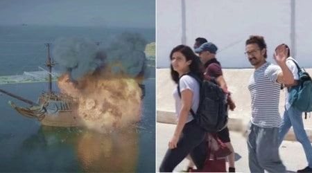 Thugs of Hindostan making video 3: Crew remembers how they had to blow up one ship
