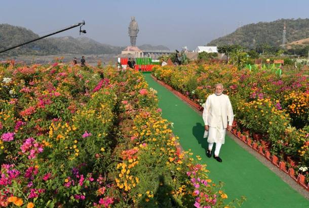 Image result for Prime Minister Narendra Modi unveils Sardar Patel’s Statue of Unity Wednesday Oct 31,2018