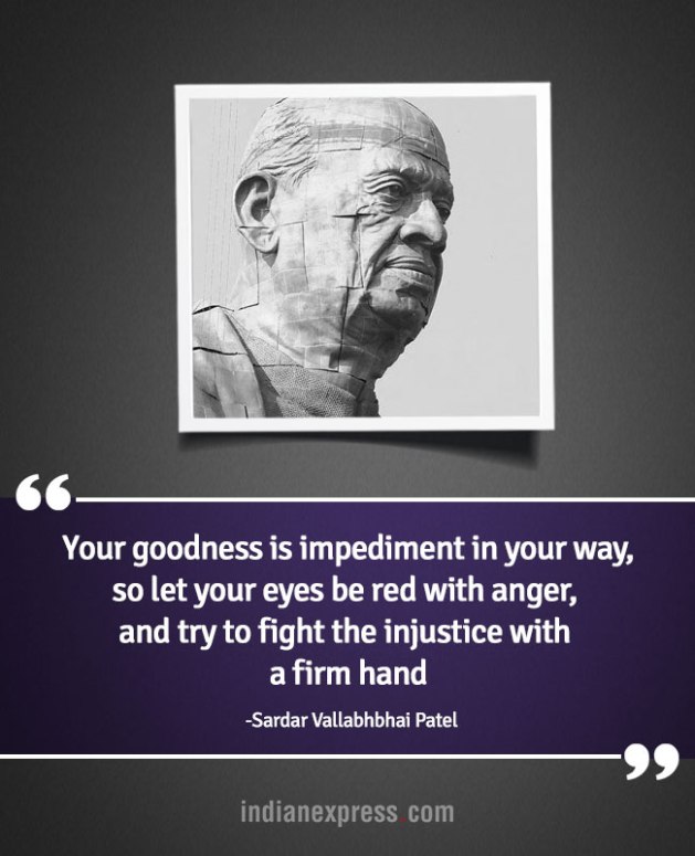 Sardar Vallabhbhai Patel Jayanti 2018: Inspirational quotes by the Iron ...