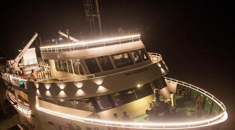 kerala vessel, nefertiti, kerala tourism, kerala cruise vessel, kerala floods, pinarayi vijayan, indian express, india news