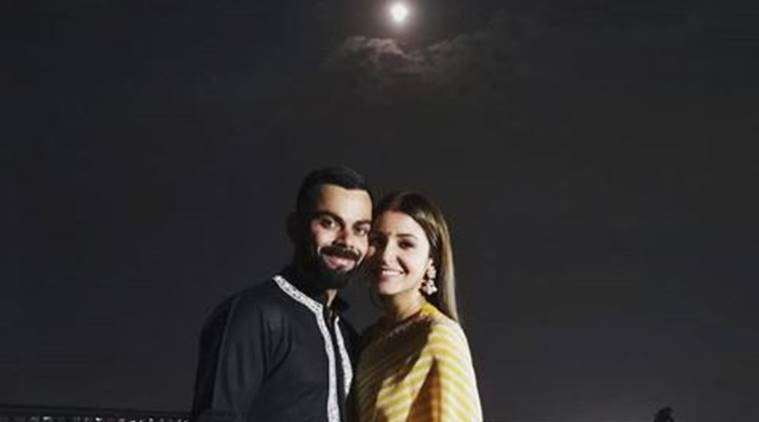 PHOTOS: Virat Kohli, Anushka Sharma celebrate first Karwa Chauth