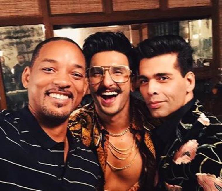 will smith, karan johar, ranveer singh